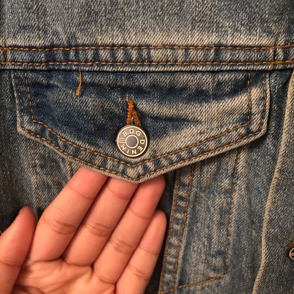 BDG Painted Side Stripped Trucker Jacket - Picture 5 of 5